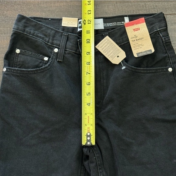 Levi’s SilverTab ‘94 Baggy Mid Rise Denim Straight‎ Leg Jeans Size 27 X 31 Women - Picture 9 of 10